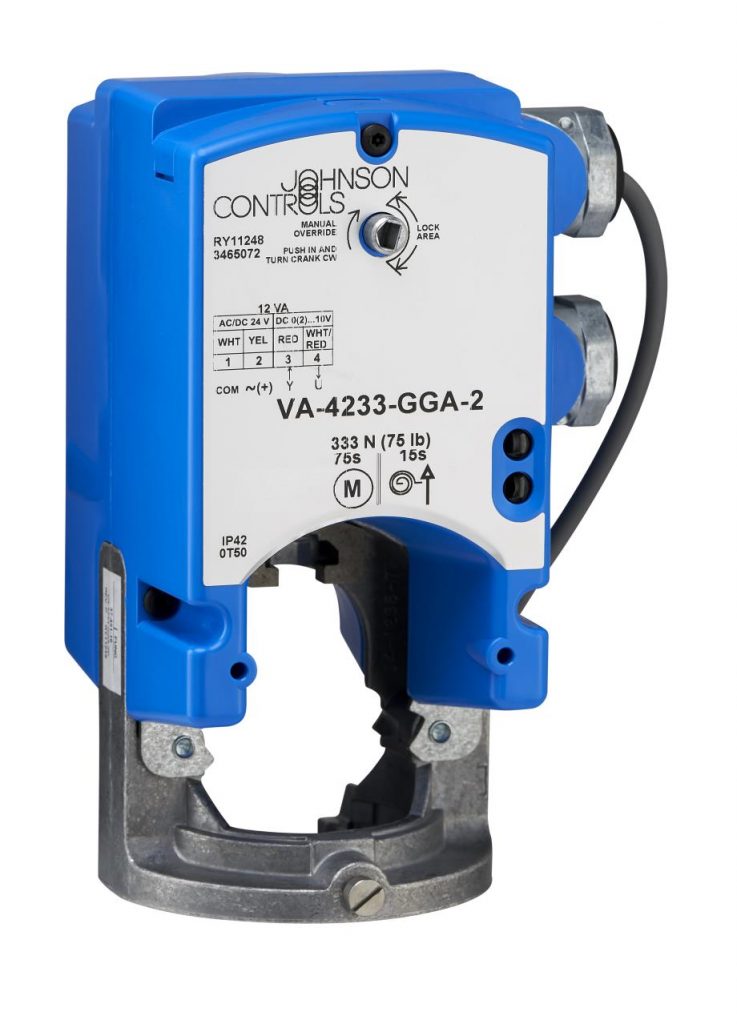 VA4233GGA2 (Desc) JCI ELECTRIC ACTUATOR 75 IN. LBS, 24 VAC